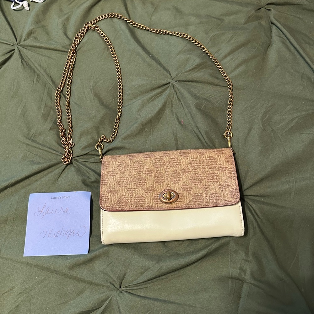 Coach Ivory Clutch